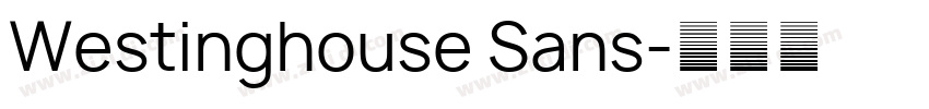 Westinghouse Sans字体转换